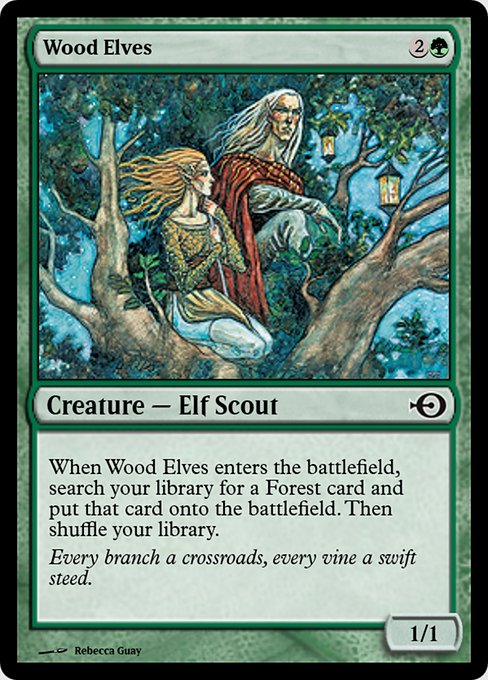 Wood Elves from Magic Online Promos