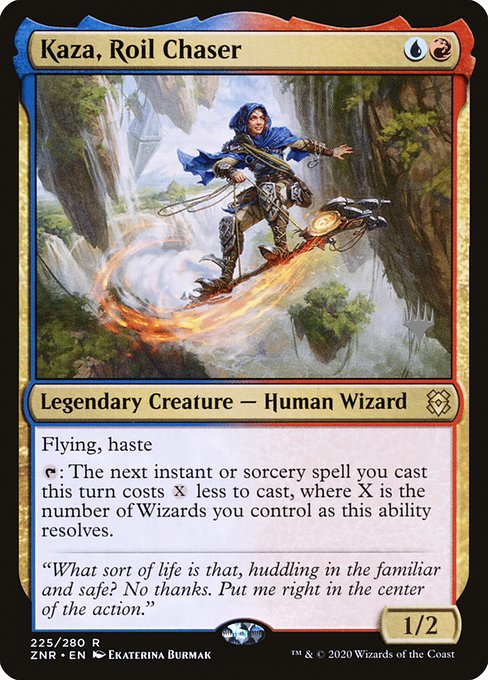 Kaza, Roil Chaser from Zendikar Rising Promos