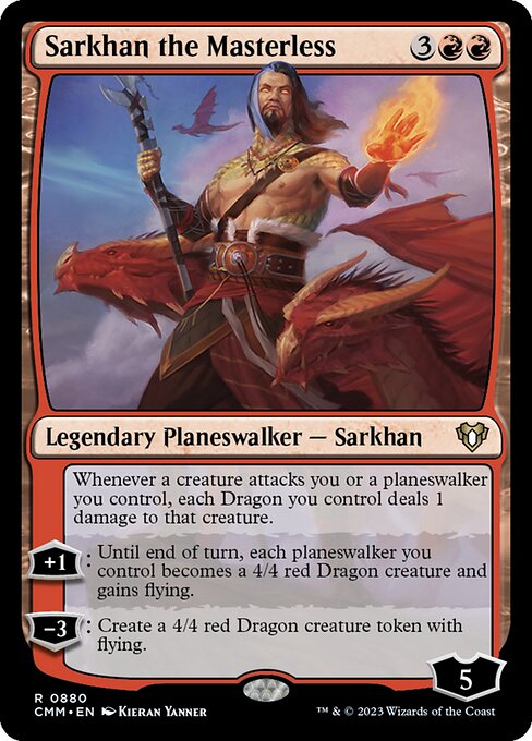 Sarkhan the Masterless highlighted card art