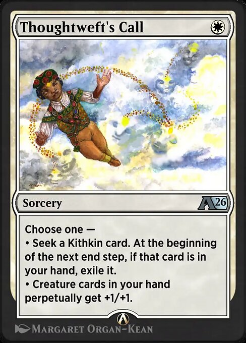 Thoughtweft's Call highlighted card art