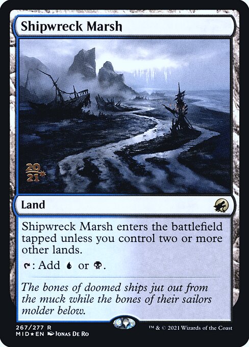 Shipwreck Marsh from Innistrad: Midnight Hunt Promos