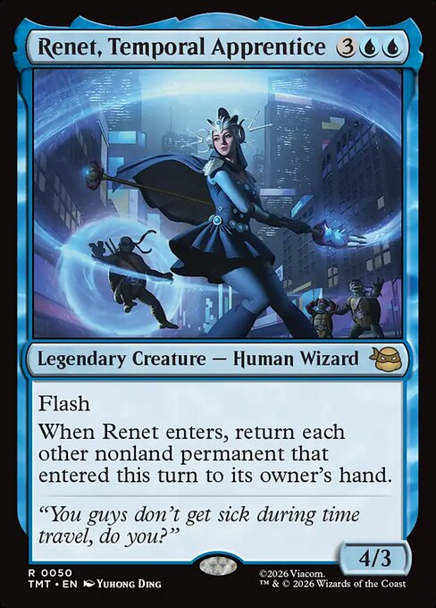 Renet, Temporal Apprentice from Teenage Mutant Ninja Turtles