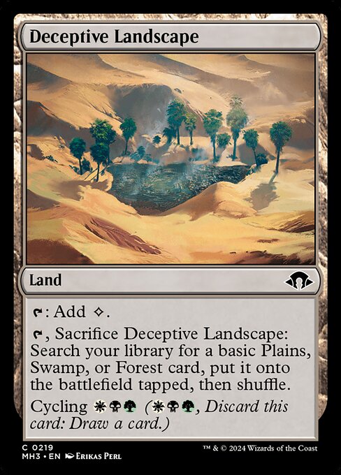 Deceptive Landscape from Modern Horizons 3