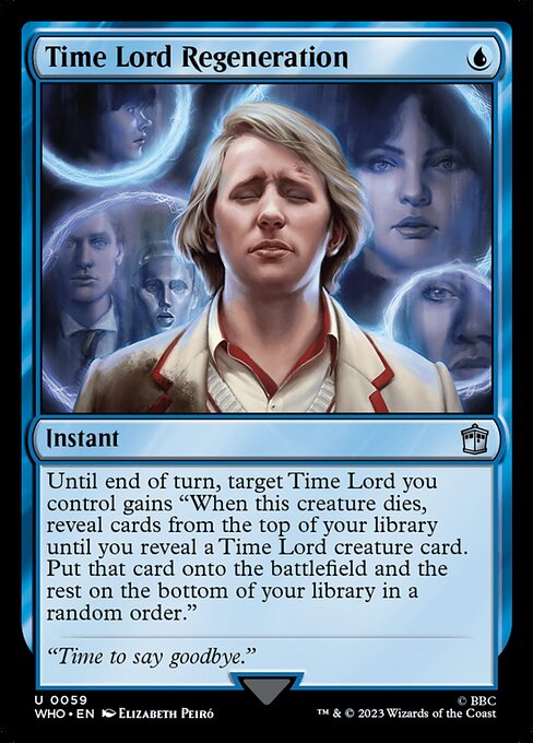 Time Lord Regeneration highlighted card art