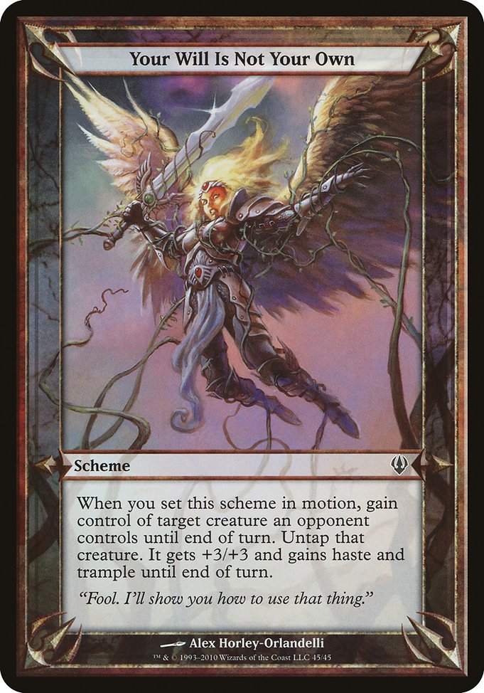 Your Will Is Not Your Own highlighted card art