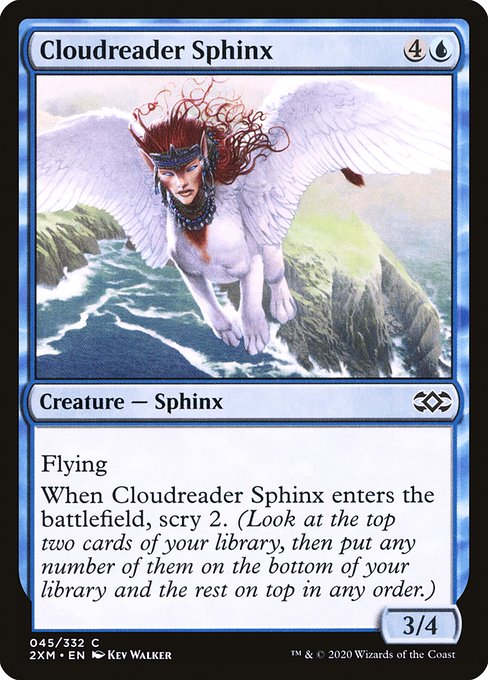 Cloudreader Sphinx highlighted card art