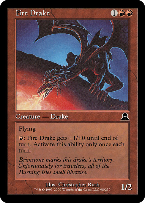 Fire Drake highlighted card art