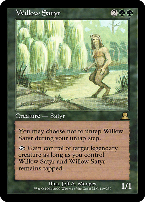Willow Satyr highlighted card art