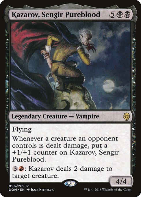 Kazarov, Sengir Pureblood highlighted card art
