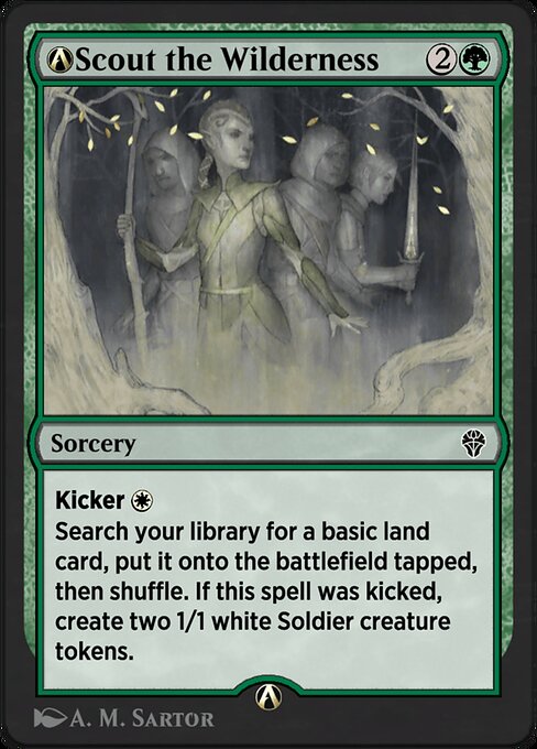 A-Scout the Wilderness highlighted card art
