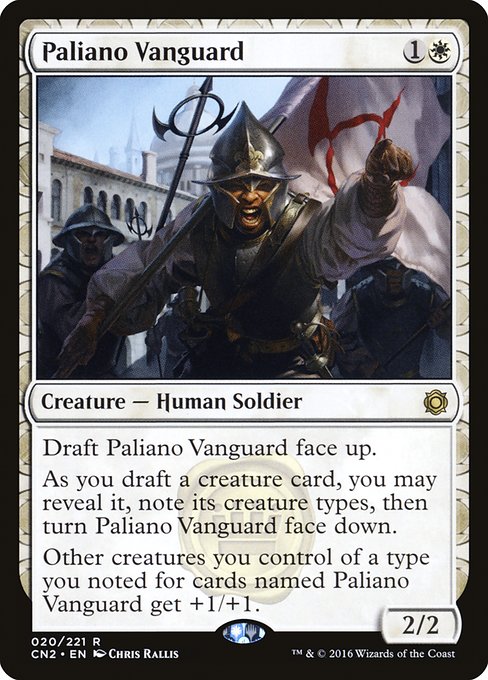 Paliano Vanguard highlighted card art