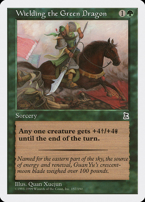 Wielding the Green Dragon highlighted card art