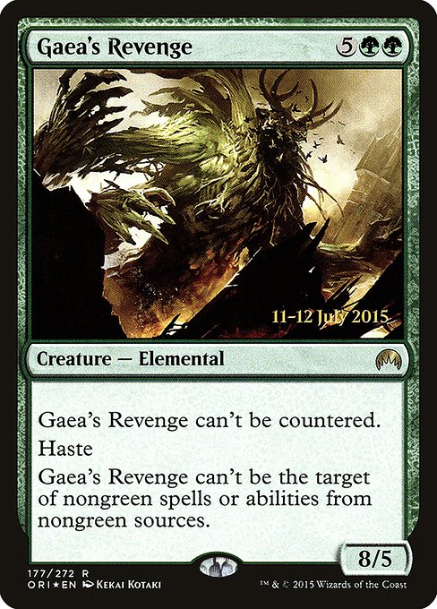 Gaea's Revenge from Magic Origins Promos