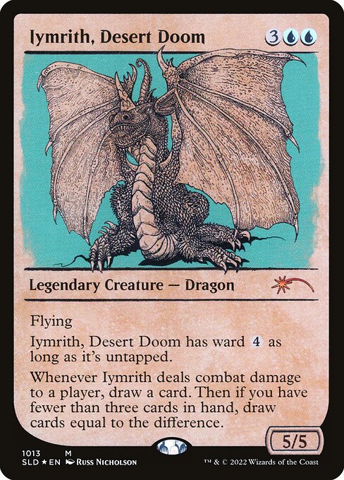Iymrith, Desert Doom highlighted card art