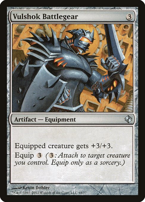 Vulshok Battlegear from Duel Decks: Venser vs. Koth
