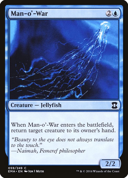 Man-o'-War from Eternal Masters