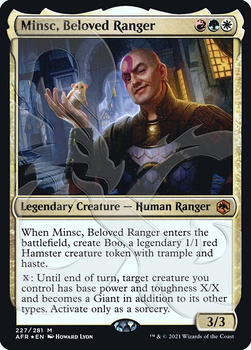 Minsc, Beloved Ranger from Adventures in the Forgotten Realms Promos