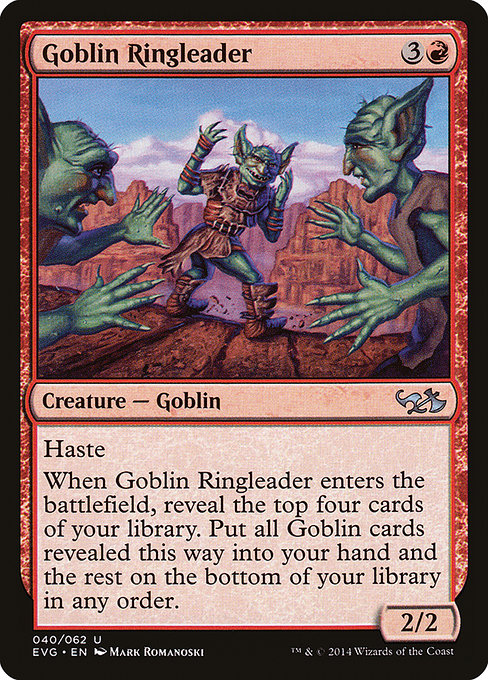 Goblin Ringleader from Duel Decks Anthology: Elves vs. Goblins