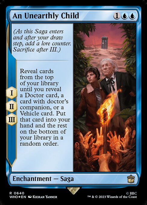 An Unearthly Child highlighted card art