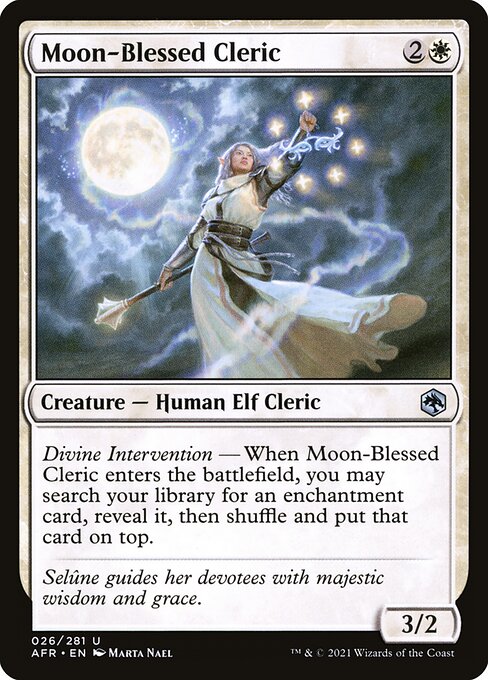 Moon-Blessed Cleric from Adventures in the Forgotten Realms