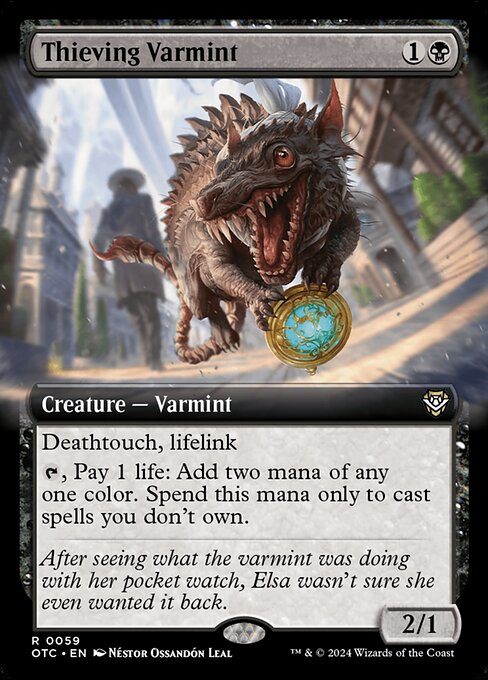 Thieving Varmint highlighted card art