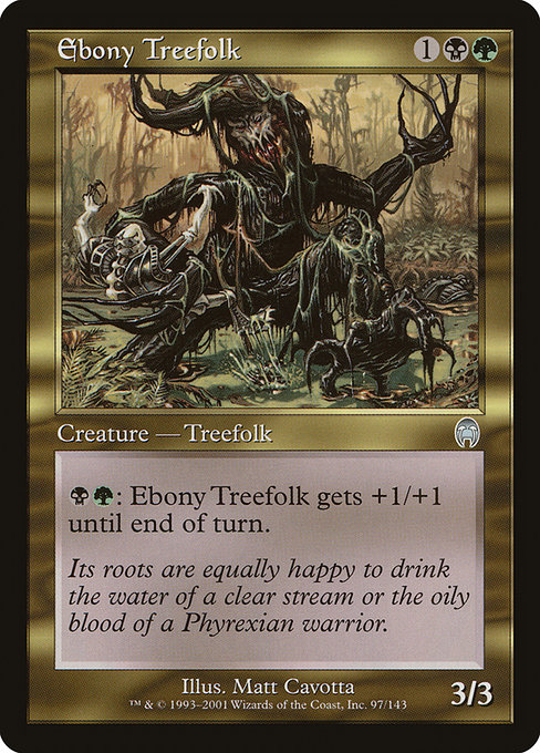 Ebony Treefolk highlighted card art