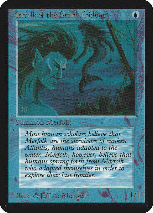Merfolk of the Pearl Trident from Limited Edition Alpha