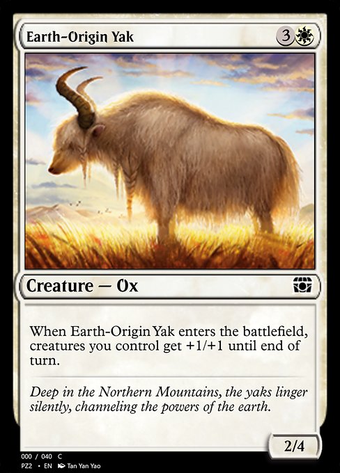 Earth-Origin Yak highlighted card art