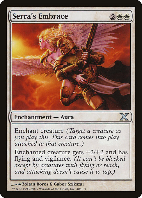 Serra's Embrace from Tenth Edition