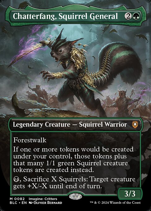 Chatterfang, Squirrel General highlighted card art