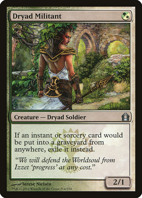 Dryad Militant from Return to Ravnica