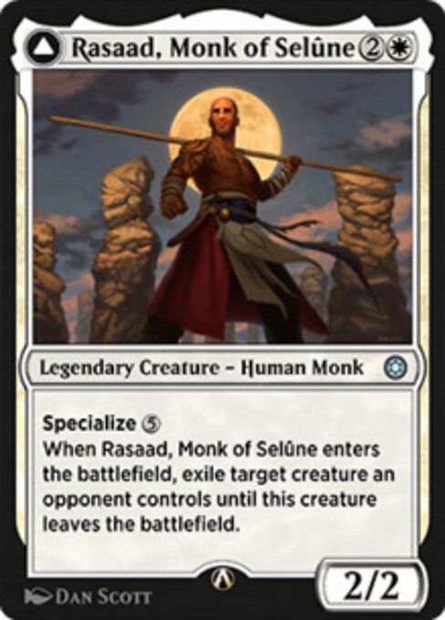 Rasaad, Monk of Selûne highlighted card art