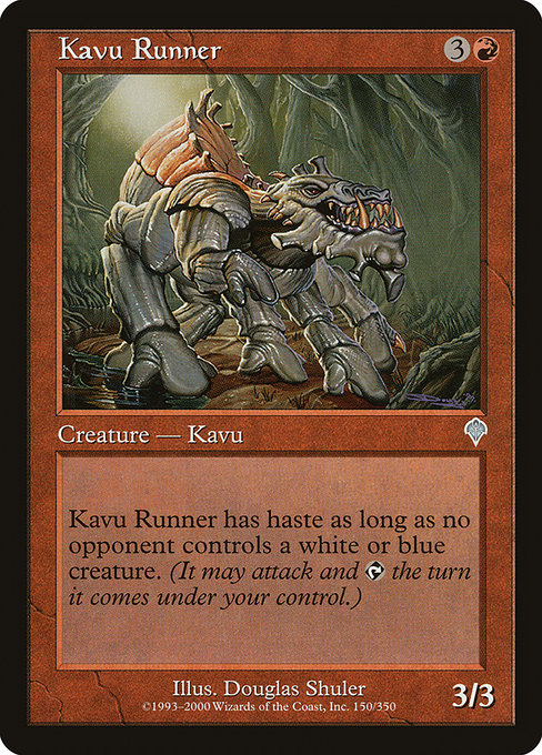 Kavu Runner highlighted card art