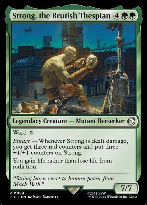Strong, the Brutish Thespian highlighted card art