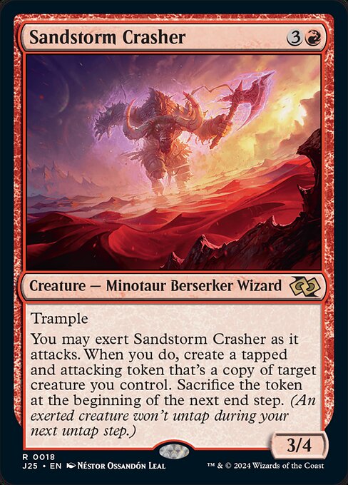 Sandstorm Crasher highlighted card art