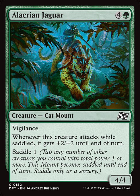 Alacrian Jaguar highlighted card art