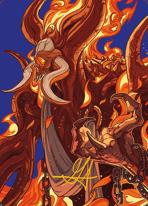 Phlage, Titan of Fire's Fury // Phlage, Titan of Fire's Fury highlighted card art