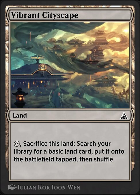 Vibrant Cityscape from Through the Omenpaths