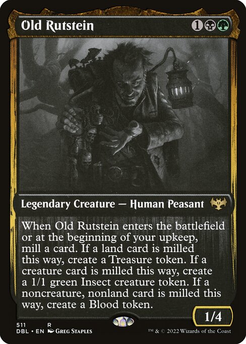 Old Rutstein highlighted card art