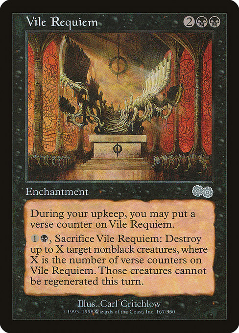Vile Requiem from Urza's Saga