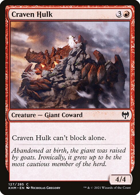 Craven Hulk highlighted card art
