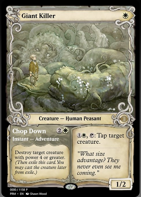 Giant Killer // Chop Down from Magic Online Promos