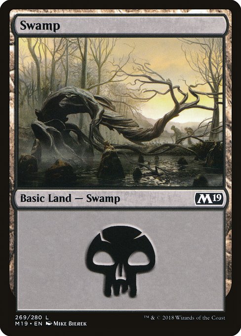 Swamp from Core Set 2019