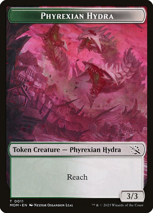 Phyrexian Hydra highlighted card art