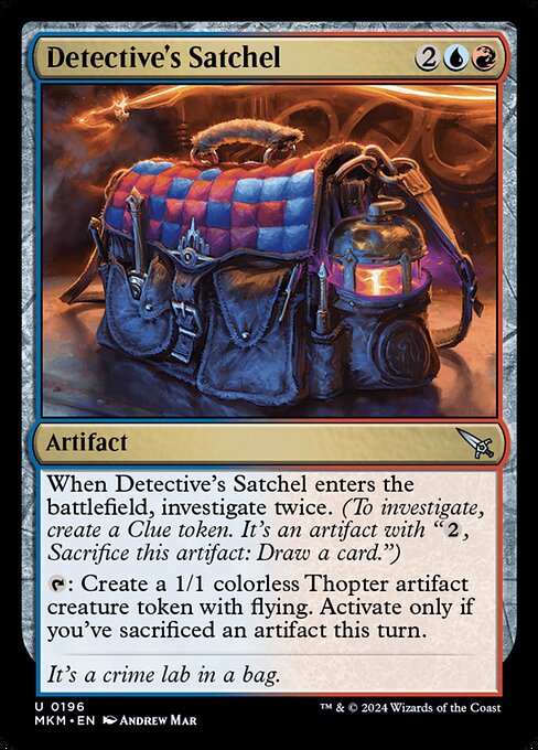 Detective's Satchel highlighted card art