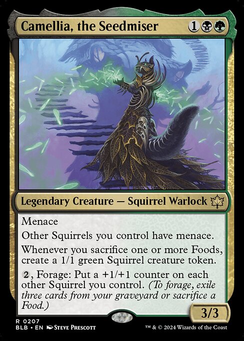 Camellia, the Seedmiser highlighted card art