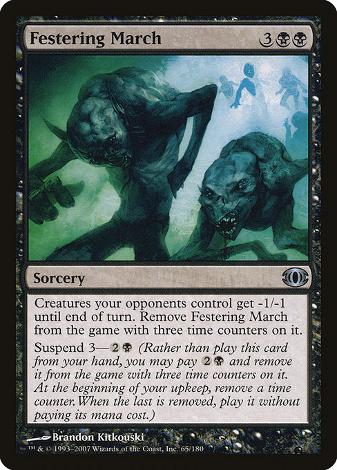Festering March highlighted card art