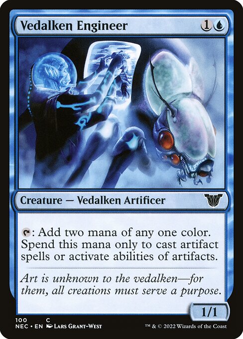 Vedalken Engineer from Neon Dynasty Commander