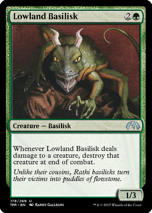 Lowland Basilisk highlighted card art