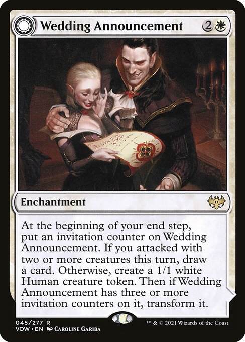 Wedding Announcement // Wedding Festivity from Innistrad: Crimson Vow